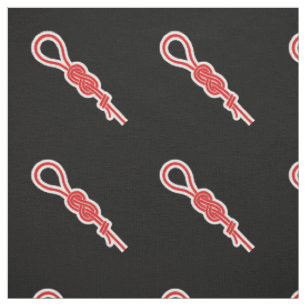 Tissu Corde et noeud d'escalade de roche