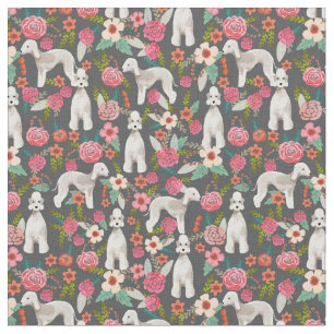 Tissu cornemuse de chevet vintage flores foncées