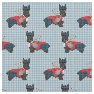 Tissu cornemuse de scottie dog scottish terrier