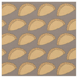 Tissu Cornish Pasty Pasties British Food Motif