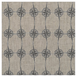 Tissu Côtier nautique de motif de vague de noir de