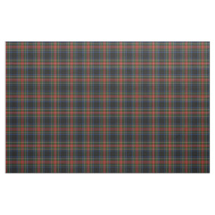 Tissu Coton peigné par tartan noir de Sargent/Stewart