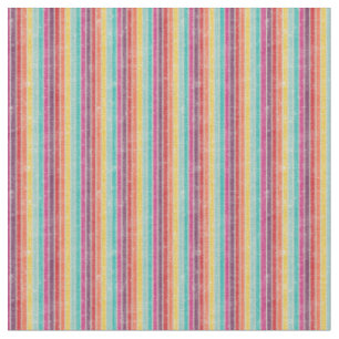 Tissu Coton peigné rétro par copie barré par arc-en-c