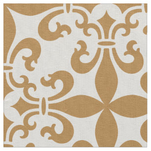 Tissu Couleur personnalisable de French Fleur de Lys