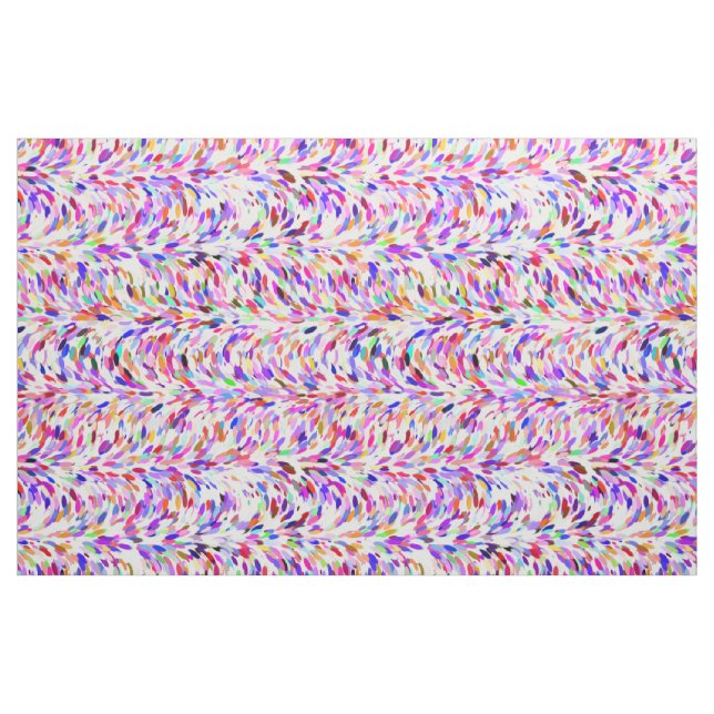 Tissu Couleurs d'été vives Peinture Motif (Fat Quarter)