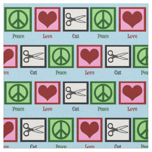 Tissu Coupe d'amour pour la paix