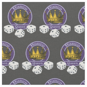 Tissu Coupe de la couronne de la reine Bunco