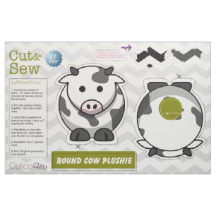 Tissu Coupez et cousez : Coussin rond de peluche de