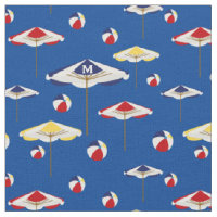 Coutume colorée de parapluie et de ballon de plage
