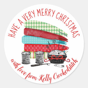 Tissu couture notions quilting autocollant de Noël