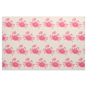 Tissu Crabby Crab Design Fabric