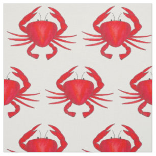 Tissu Crabes rouges Plage de crabe du Maryland Océan Mer