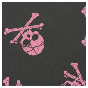 Tissu Cracké Cracké Crink Sket Crossbones