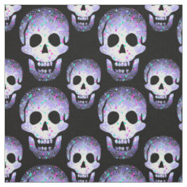 Tissu Crânes riants pourpres Cheeky Witch® Pagan Wiccan