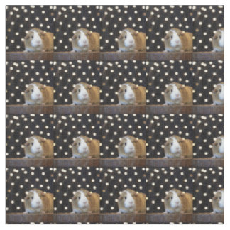 Tissu Cream et Tan Guinea Pig Fabric