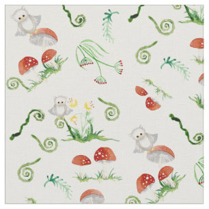 Tissu Crèche de neutre de bébé de créatures de conte