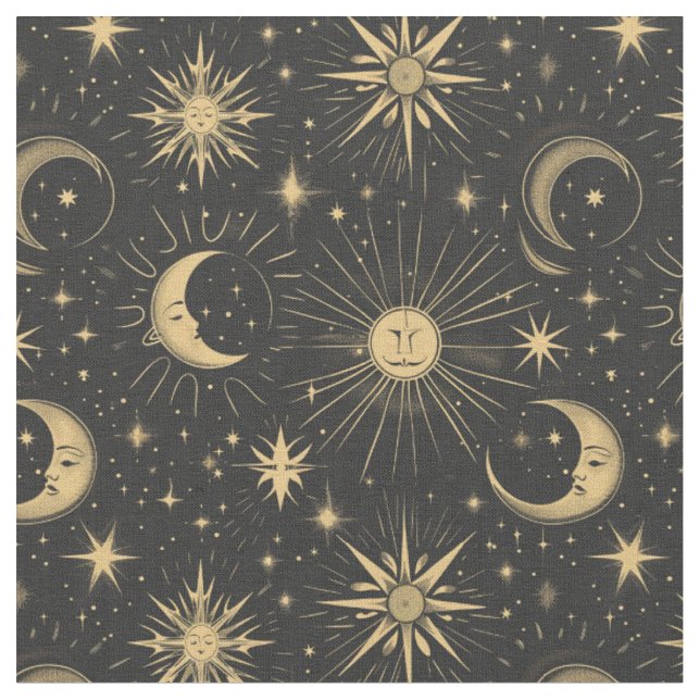 Tissu Créez votre propre homme dans la lune Céleste (Fermer)