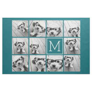 Tissu Créez votre propre monogramme personnalisé de co