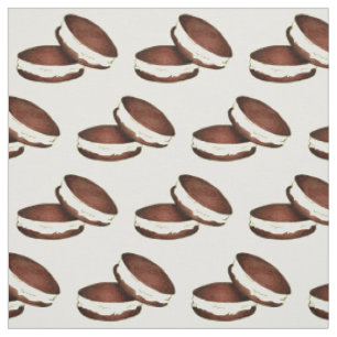 Tissu Crème Chocolatée Pie Pie Pies Junk Food Fabric