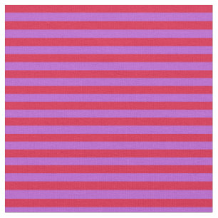 Tissu Crimson et Motif à rayures et à orchidées