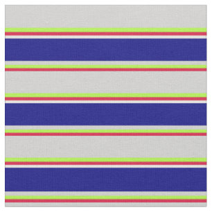 Tissu Crimson, vert clair, gris clair, bleu et blanc