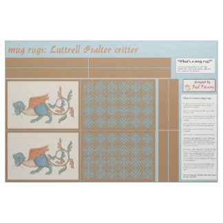 Tissu Critère Luttrell Psalter do-it-yourself Tapis de M