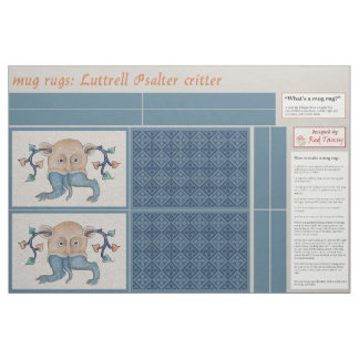 Tissu Critère Luttrell Psalter do-it-yourself Tapis de M