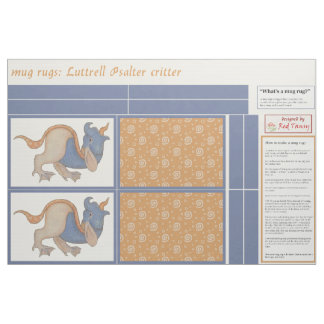 Tissu Critère Luttrell Psalter do-it-yourself Tapis de M