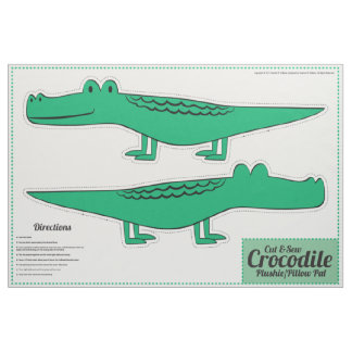Tissu Crocodile coupé et cousu Plushie - Coussin Pal