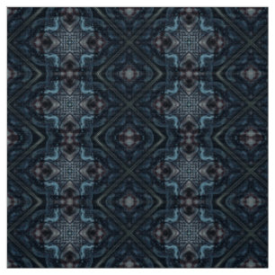 Tissu CROIX BLEU GRAYi, EFFETS MÉTALLIQUES GÉOMÉTRIQUES