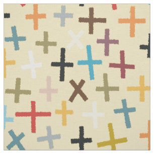 Tissu croix et baisers