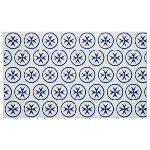 Tissu Croix octogonale BLUE CORSAIR STYLE