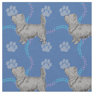 Tissu Croquis artistique - Cairn Terrier
