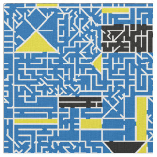 Tissu Cubism Maze