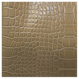 Tissu cuir brun beige sauvage de crocodile d'alligator