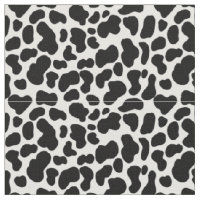 Cuir de vache noir et blanc à motif