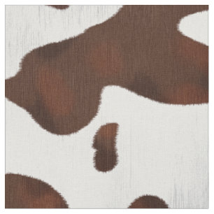 Tissu Cuir occidental de Faux de peau de vache repéré