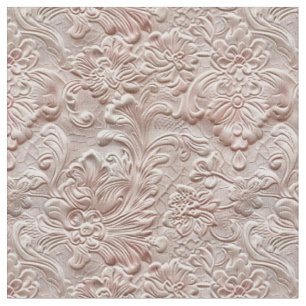 Tissu Cuir rustique rose rousse