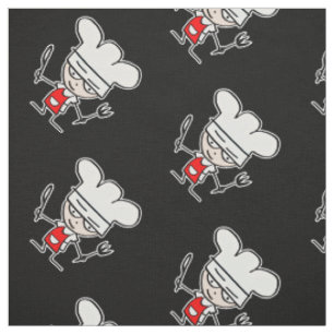 Tissu Cuisinier cuisinier des dessins animés motif do-i