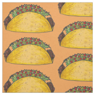 Tissu Cuisson mexicaine Taco Tex Mex Texas Foody