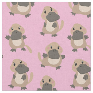 Tissu Cure Platypus Dessin Dessin De Fille Bébée