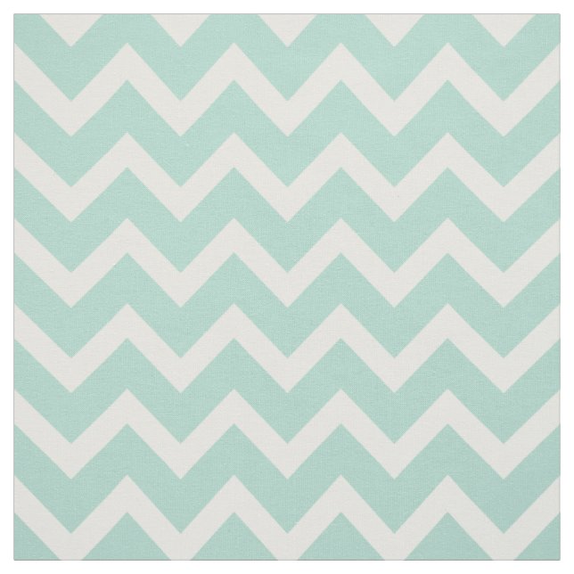 Tissu Customisez votre motif de chevron de menthe pastel (Échantillon)