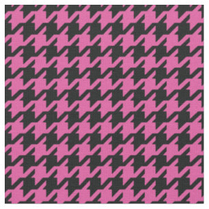 Tissu Customisez votre propre motif de fond noir rose