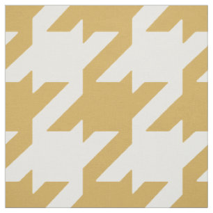Tissu Customisez votre propre pied de fond doré blanc
