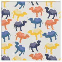 Cute Colorful Cartoon Camels