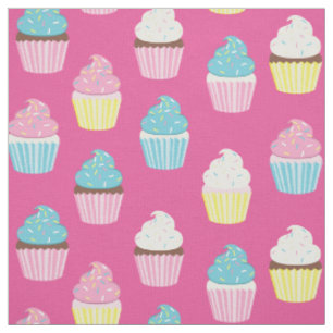 Tissu Cute Cupcakes Kids Bakery Traitements