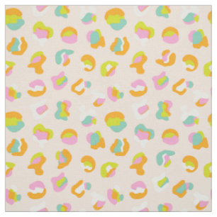 Tissu Cute Empreinte de léopard Cheetah Spots Motif ros
