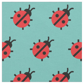 Tissu Cute Lady Bug Enfant Bébé Nursery Bug Insect Turqu