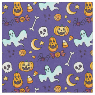 Tissu Cute Motif Halloween