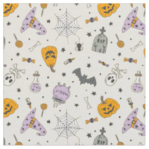 Tissu Cute Motif Halloween
